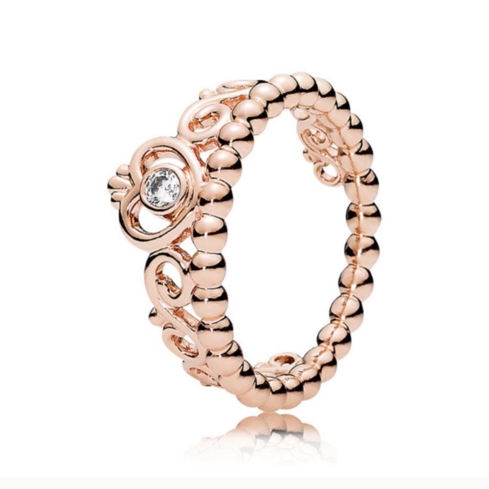 pandora princess tiara crown ring